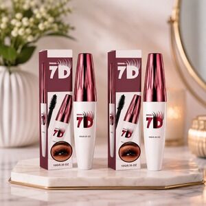 2 PK.  7D Mascara,‎ Black Lengthening Thickening Softer Fuller Lashes